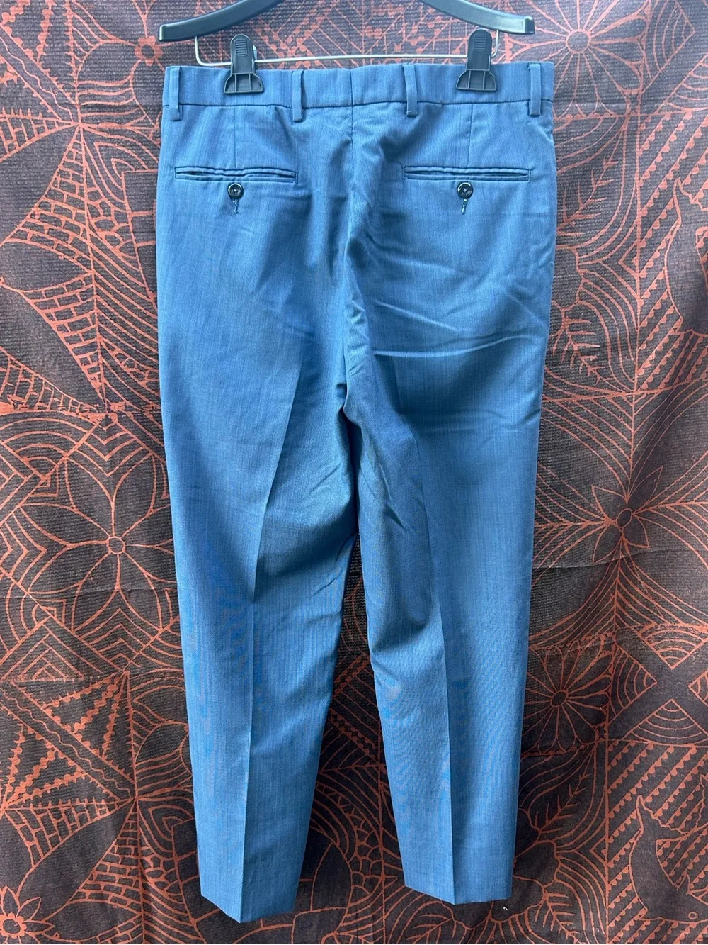 Jos. A. Bank Men's Blue Slim Fit Dress Pants‎